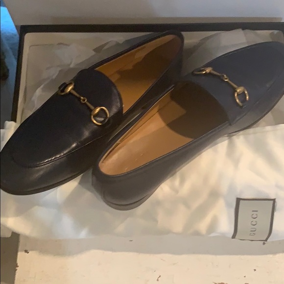 Gucci Jordaan leather loafers. 38.5 NEW! - Picture 2 of 8